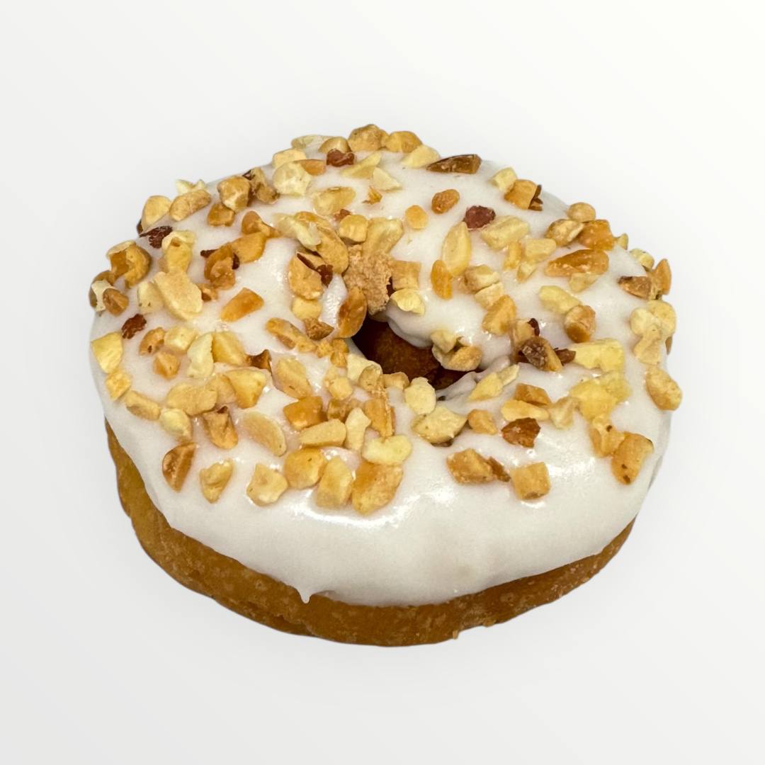 Vanilla Frosted With Peanut Cake