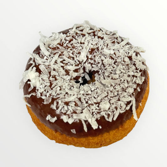 Chocolate Frosted With Coconut Cake