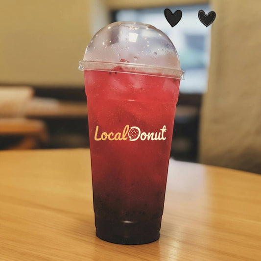 Dragon fruit iced lemonade